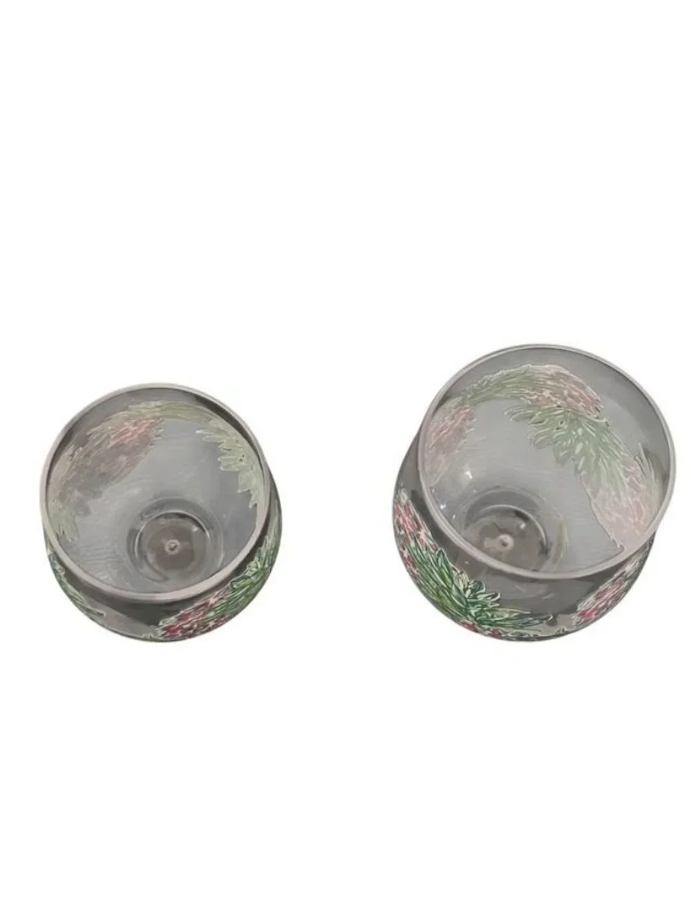 Lilly Pulitzer Acrylic Pineapple Print Stemless Wine Glasses Set of 2